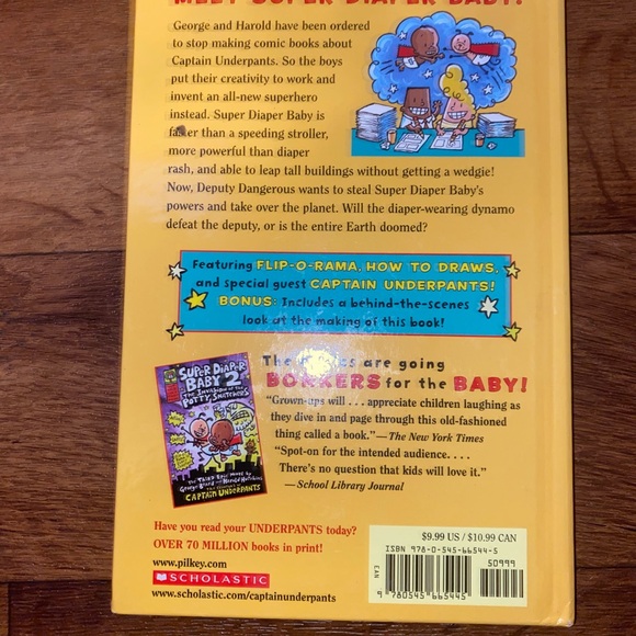 MORE OF CAPTIAN UNDERPANTS NOVELS 8-11 WITH COLOR AND NO COLOR, PLUS MORE BOOKS - Picture 10 of 14